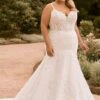 Sophia Tolli Y22181 Zariyah Plunging Back Plus Size Wedding Dress