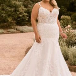 Sophia Tolli Y22181 Zariyah Plunging Back Plus Size Wedding Dress